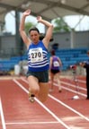 Katherine James (Bingley Harriers) senior ladies long jump, Northern Championships, Sport City, Manchester